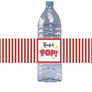 Ready To Pop Water Bottle Labels| Baby Shower Water Bottle Sticker Labels